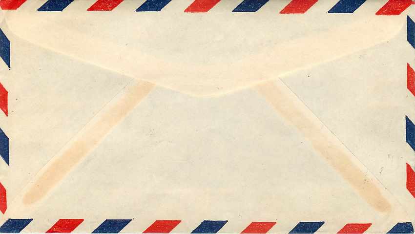 Lettre Cover US Censor 1944 — Rückseite