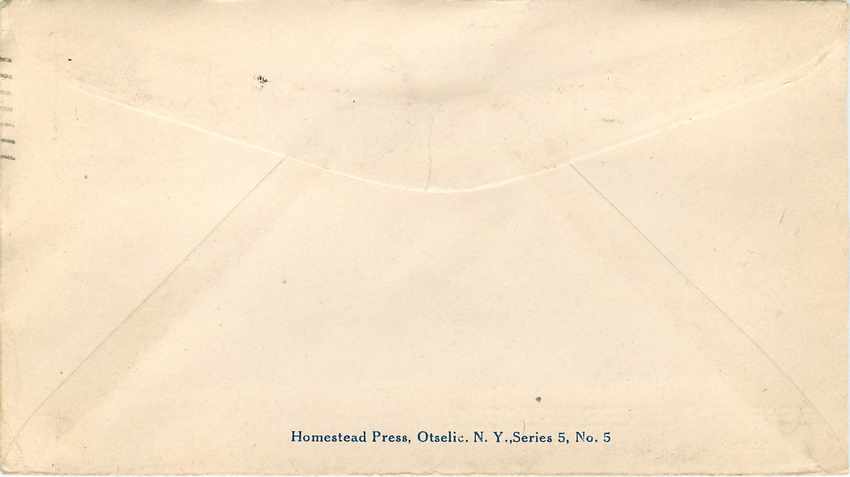 Lettre Cover US Fort Sill 1945  — Rückseite