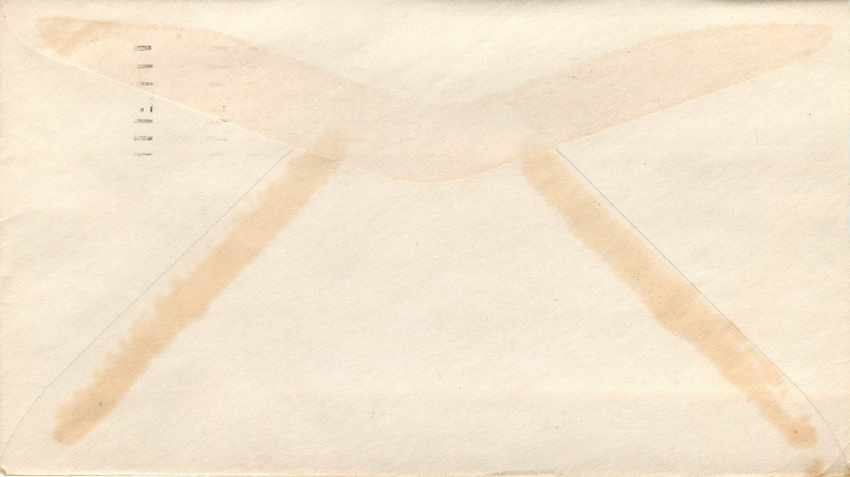 Lettre Cover US Attackers of Westwall Monahans 1945  Maj Quesada — Rückseite
