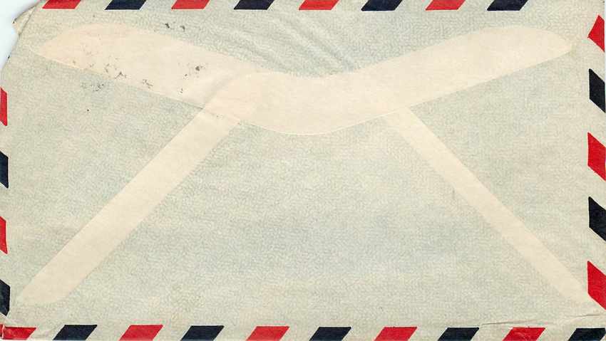 Lettre Cover US Censor 1945 — Rückseite