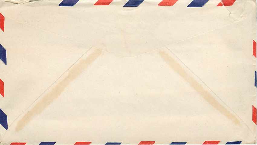 Lettre Cover US Censor 1946 — Rückseite
