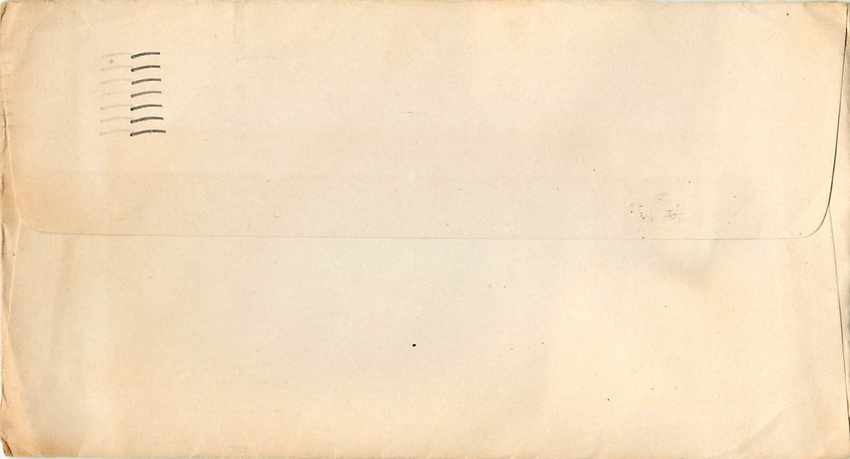 Lettre Cover US Censor  — Rückseite