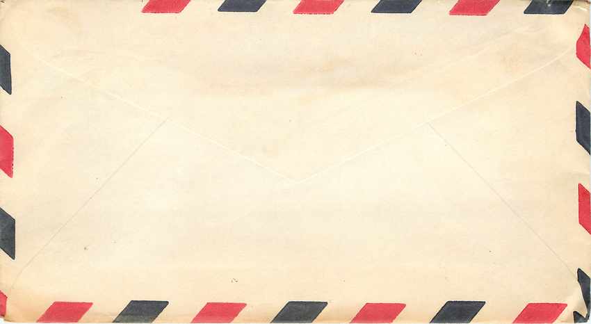 Lettre US Cover US 1954 Naval Stat — Verso