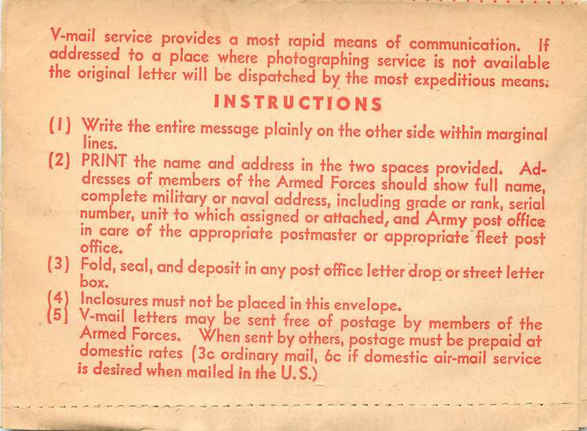 Lettre US Cover US Censor 1945 — Rückseite