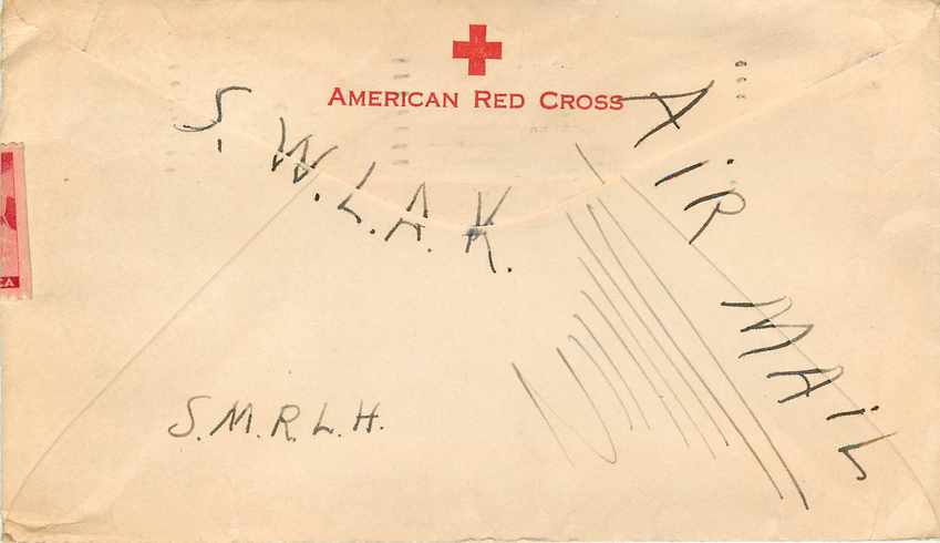 Lettre US Cover US 1945 — Rückseite