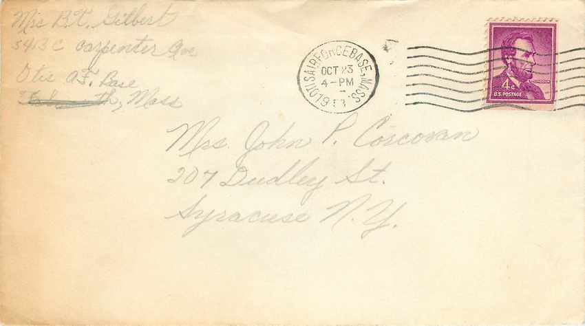 Lettre US Cover US 1953 Lincoln 