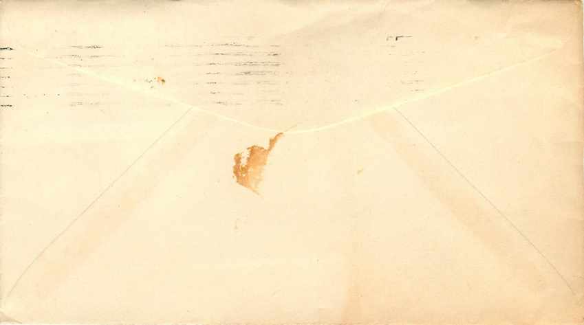 Lettre US Cover US 1953 Lincoln  — Verso