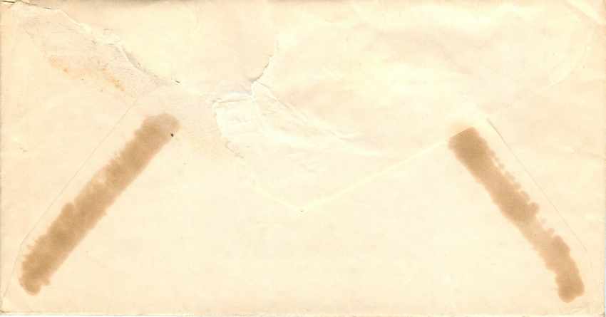 Lettre US Cover US Holder 1950 — Verso