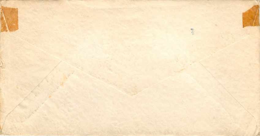 Lettre US Cover US 1950 — Verso