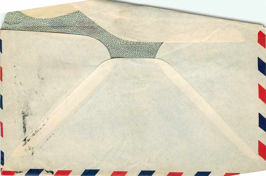 Lettre Cover US Army postal service to Illinois 1945 Censored — Rückseite