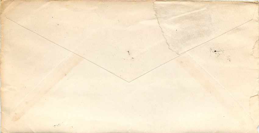Lettre Cover US Army postal service 1944 to Illinois — Rückseite