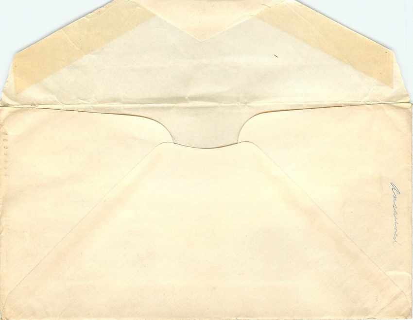 Lettre Cover US Army postal service Censored 1945 — Rückseite