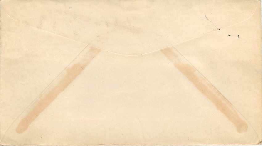 Lettre Cover US Army postal service 1943 — Rückseite