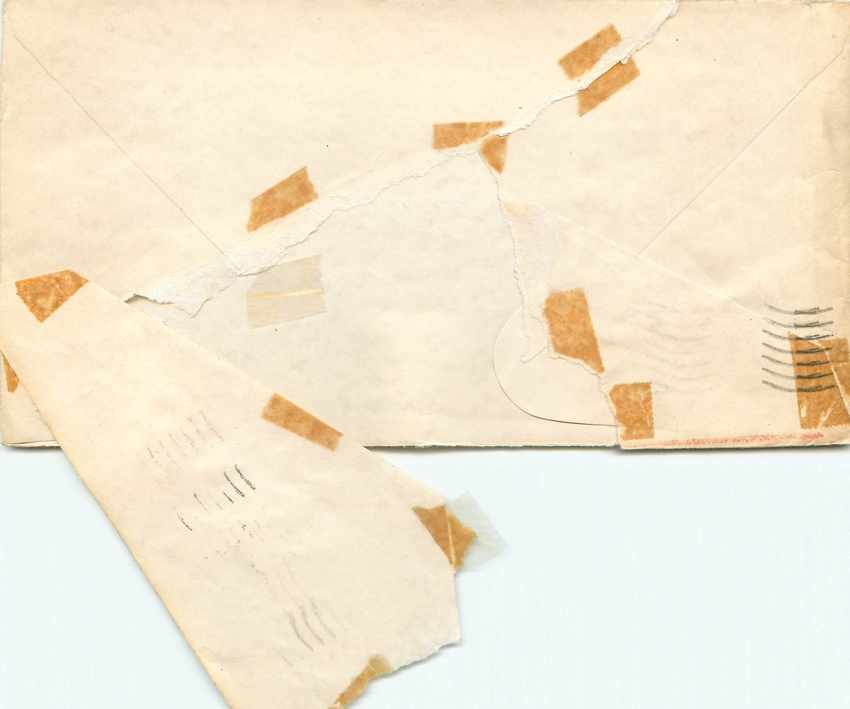 Lettre Cover US Army postal service 1944 to Illinois — Rückseite