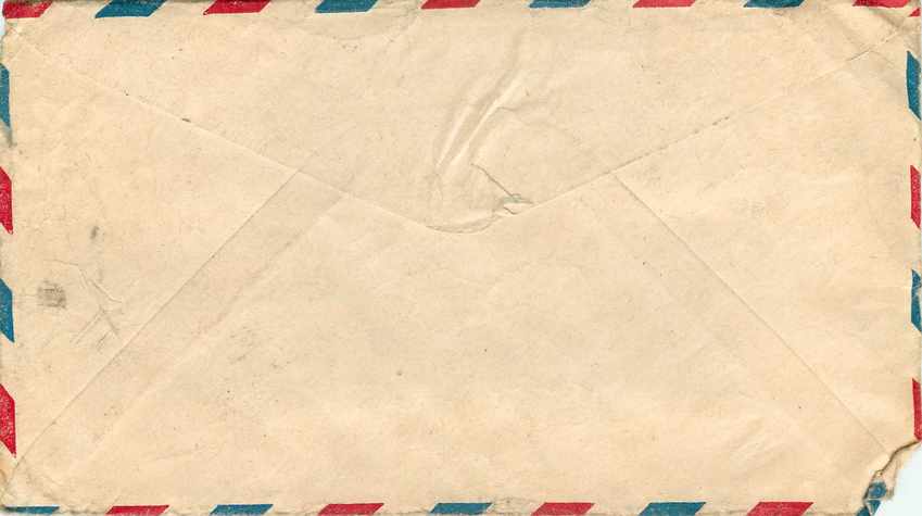Lettre Cover US Army postal service Censored 1944 — Rückseite