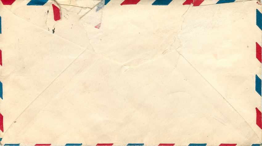 Lettre Cover US Army postal service Censored 1944 — Rückseite