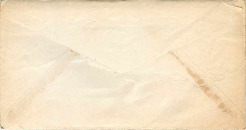 Lettre Cover US Army postal service Censored 1943 — Rückseite