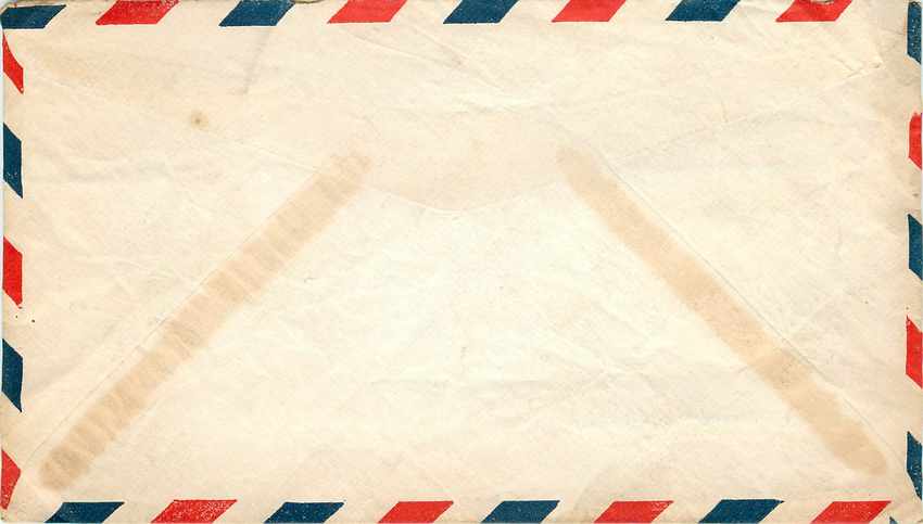 Lettre Cover US Army postal service Censored 1944 — Rückseite