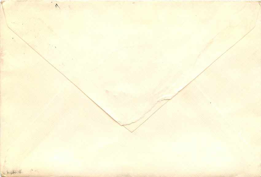 Lettre Cover US Army postal service 1951 — Rückseite