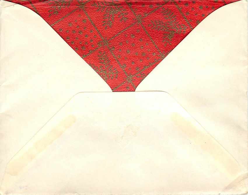Lettre Cover US Army postal service 1957 Lt Col William Shaw  — Rückseite
