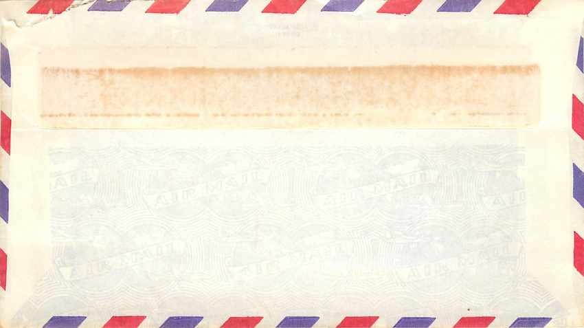 Lettre Cover US Army postal service 1967 Vietnam Dragon — Rückseite