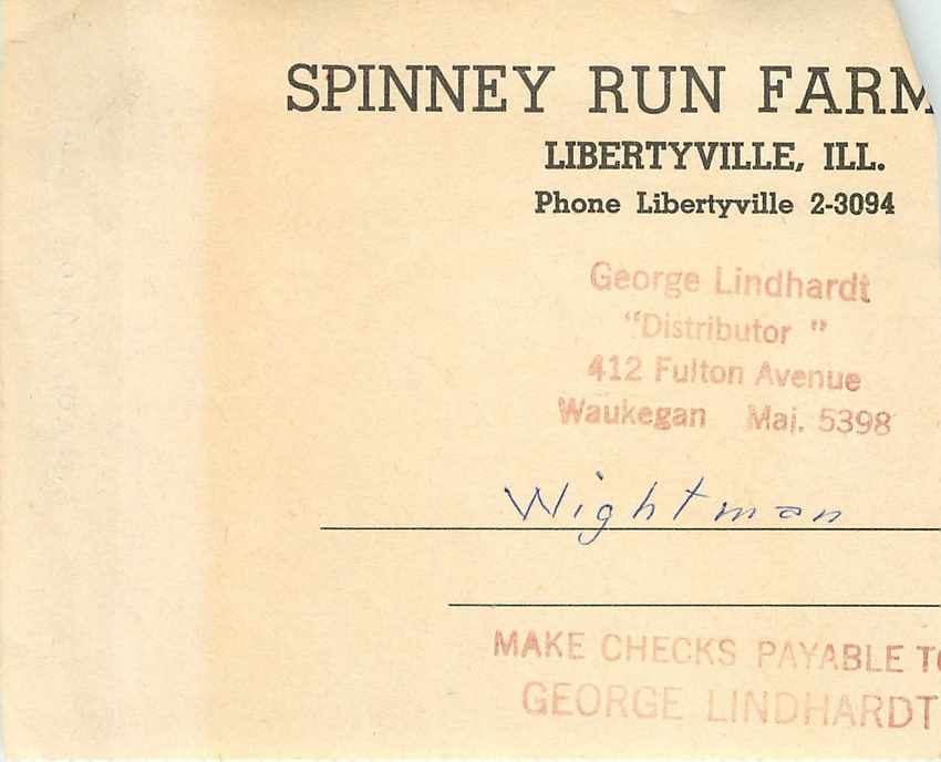 Paper Spinney Run Farm Libertyville George Linhardt Waukegan