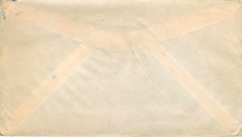 Lettre Cover US Army postal service Waukegan — Rückseite