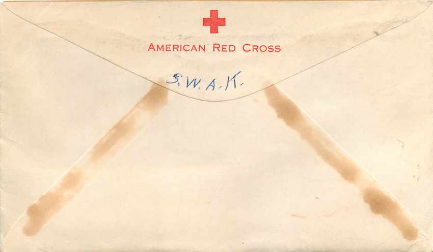 Lettre Cover US Army postal service 1951 — Rückseite