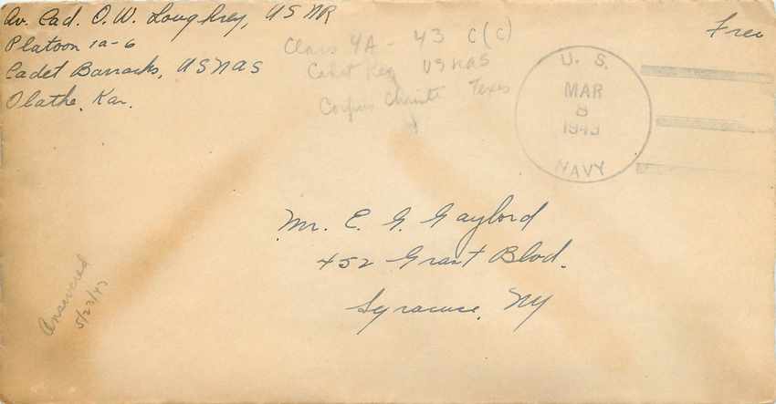 Cadet Barracks, USN AS — Olathe, Kansas — U.S. Navy