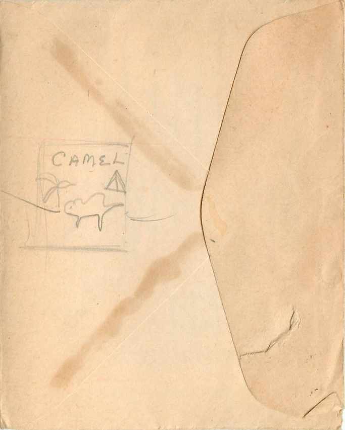 Lettre Cover US Army postal service 1944 — Rückseite