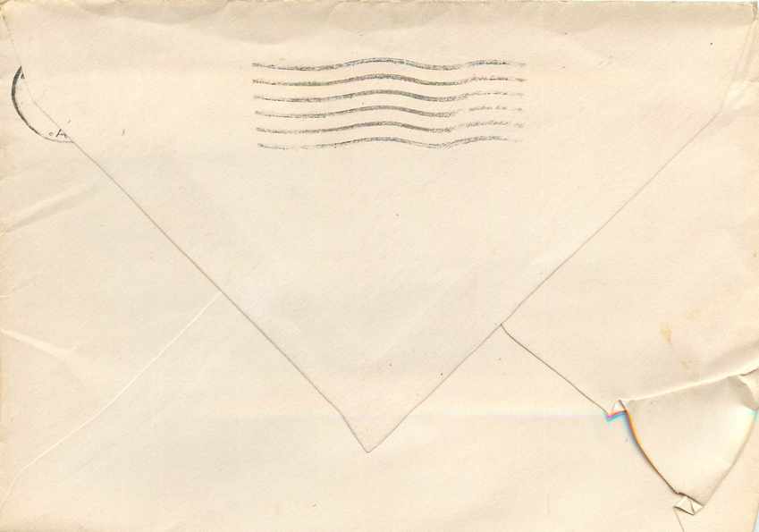 Lettre Cover US Army postal service 1944 Moultrie — Rückseite