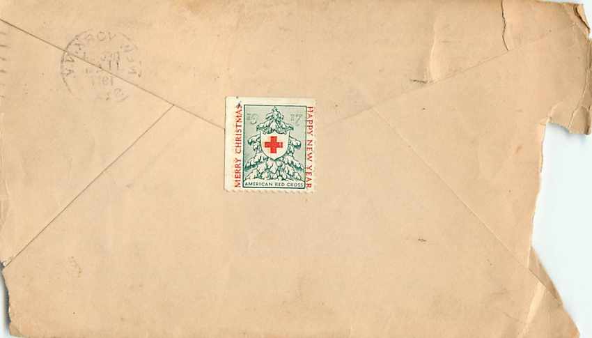 Lettre Cover Gennaro Russo Diamonds New York 1917 — Verso