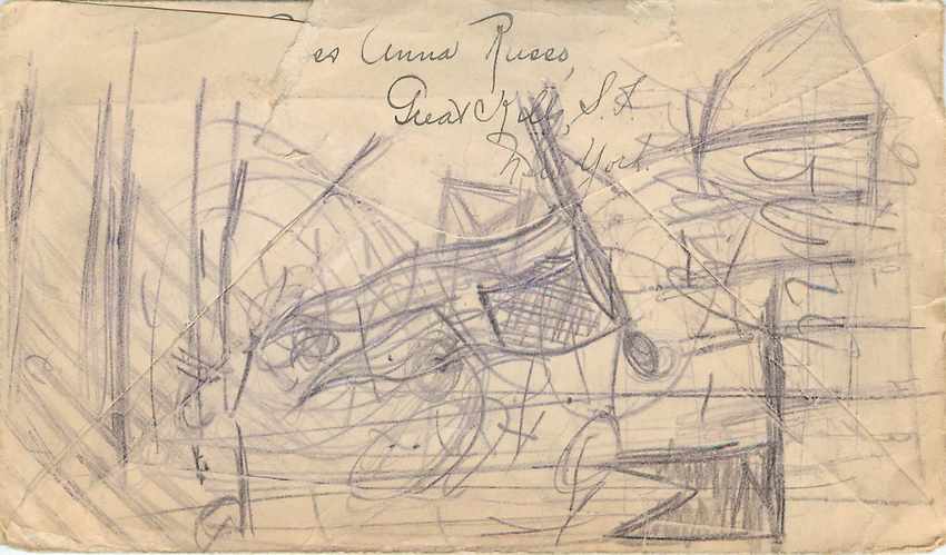 Lettre Cover US Army postal service 1919 — Verso