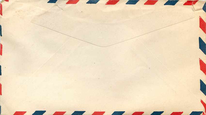 Lettre Cover US Army postal service 1944 Moultrie — Rückseite