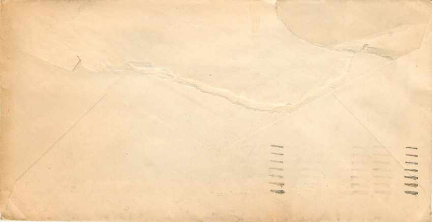 Lettre Cover US Army postal service 1943 — Rückseite