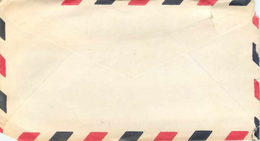 Lettre Cover  US Army 1954 — Verso
