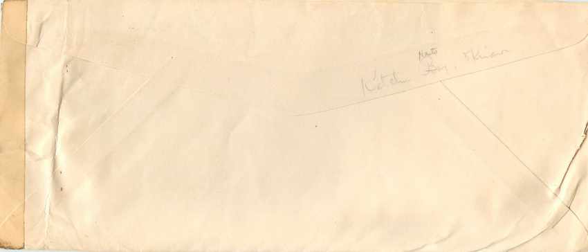 Lettre Cover  US Army 1945 US Censor — Rückseite