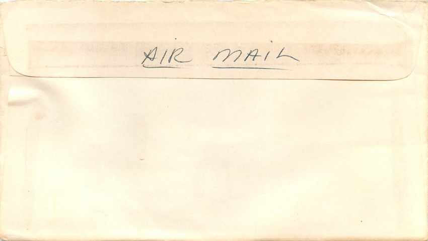 Lettre Cover  US Army 1957 — Verso
