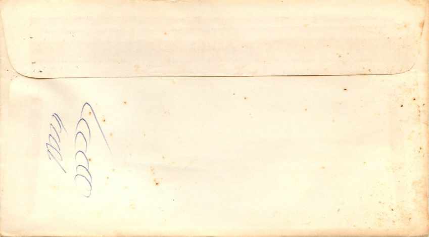 Lettre Cover  US Army 1968 — Rückseite