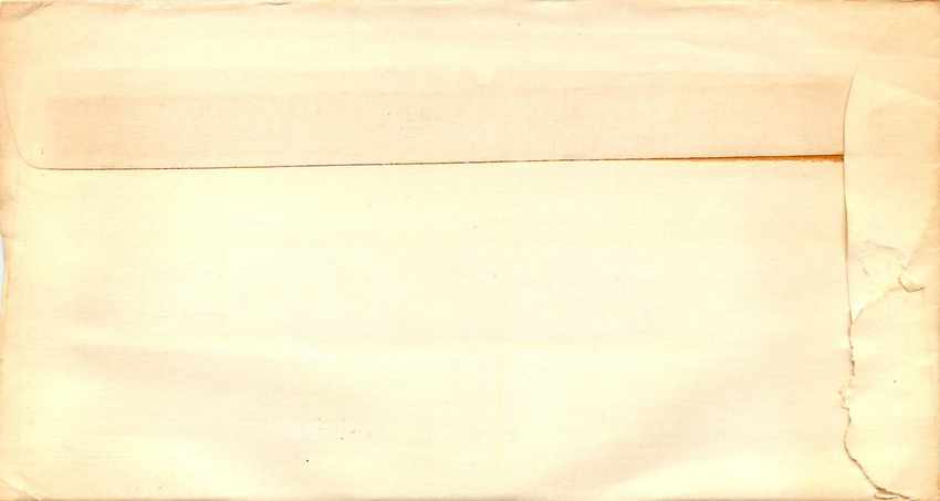 Lettre Cover  US Army 1939 — Verso