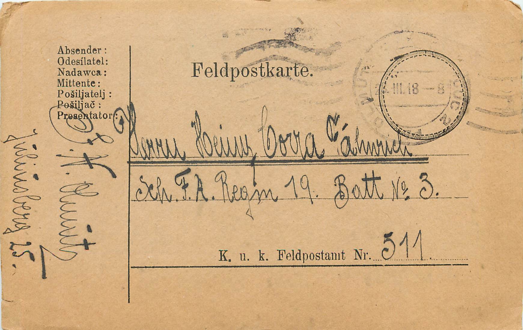 Lettre Cover Hongrie Militaria