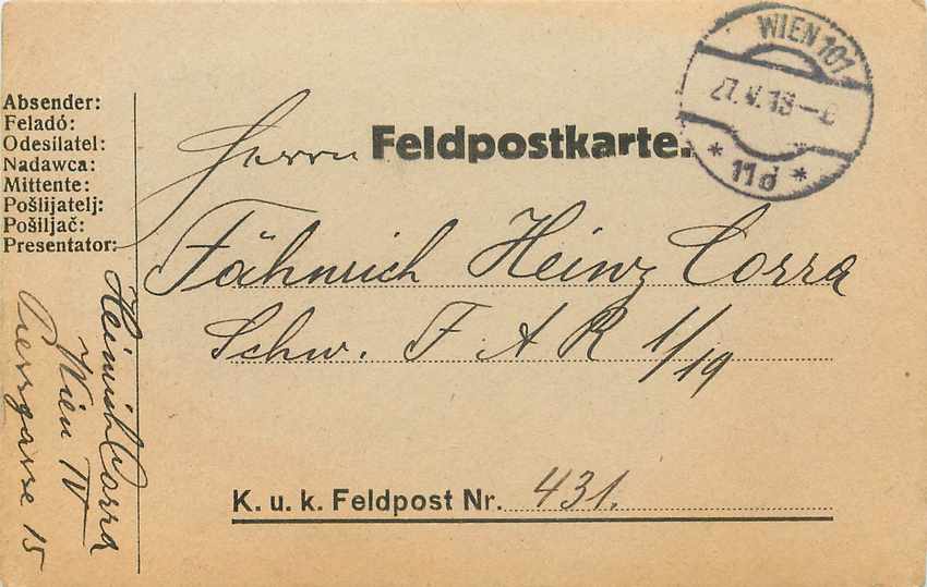 Carte Hongrie Militaria 1918