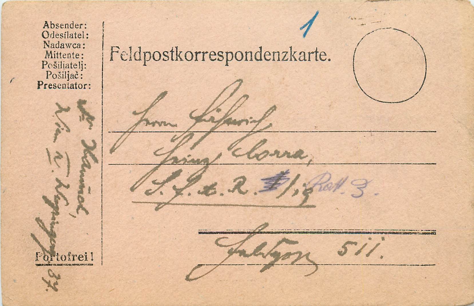 Carte Hongrie Militaria 1918