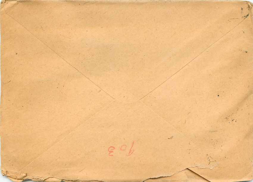 Lettre Cover YMCA US Army Censor 1919 — Back