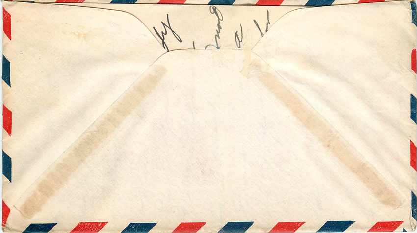 Lettre Cover  US Army Censor 1944 — Rückseite