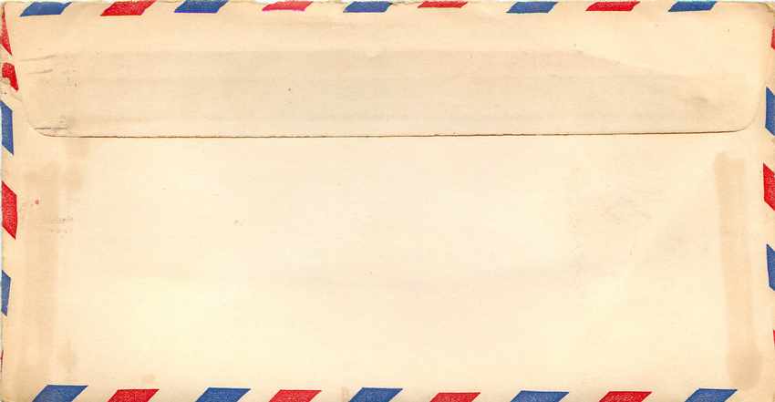 Lettre Cover US 1954 — Verso