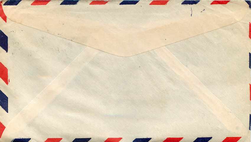 Lettre Cover US Censor 1946 — Rückseite