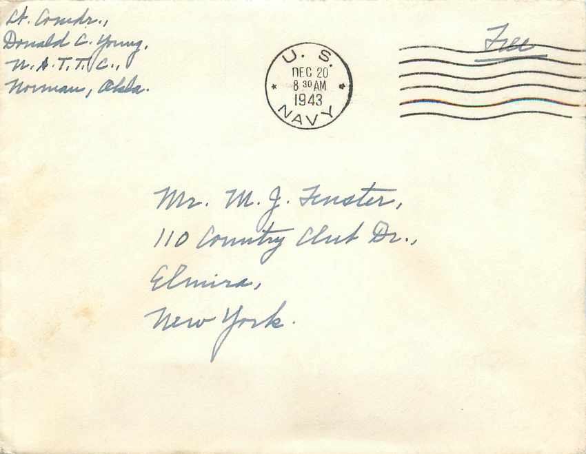 Lettre Cover US Army  1943