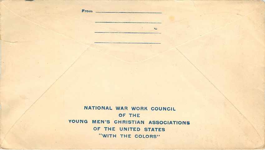 Lettre Cover US Mail Perry Iowa Militaria — Rückseite