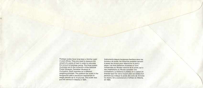 Entier Postal Postal Stationary Canada Balance Dayton   — Verso